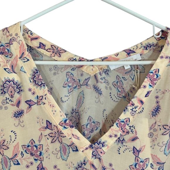 Olivaceous Pink & Purple Colorful Bright Long Sleeve Boho Dress Women Sz M - Picture 3 of 10